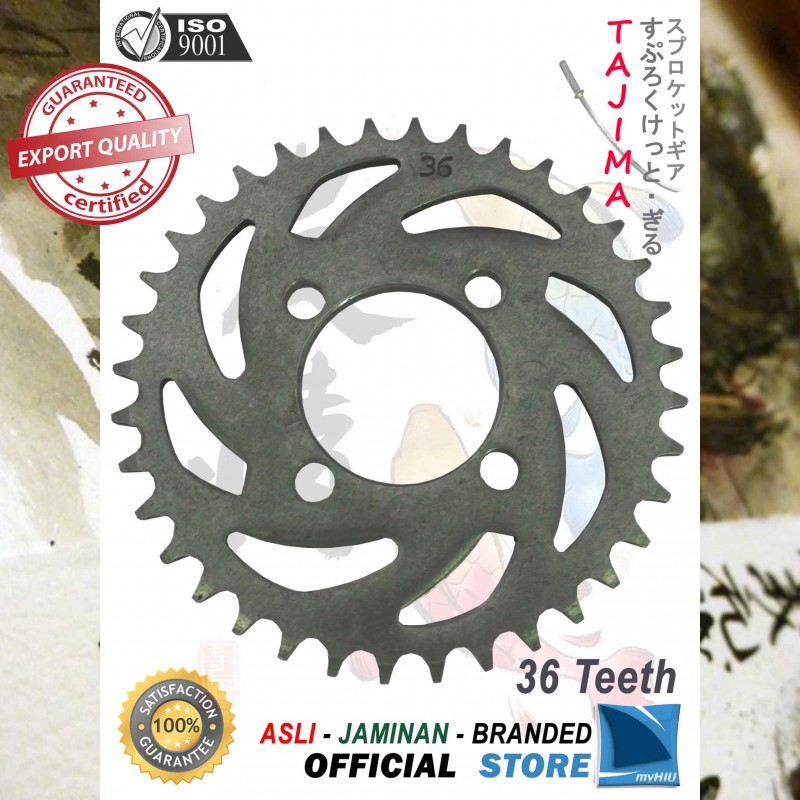 Gigi Tarik 28T 39T Kawasaki Kaze, Blitz, ZX 130 Gir Belakang / Rear